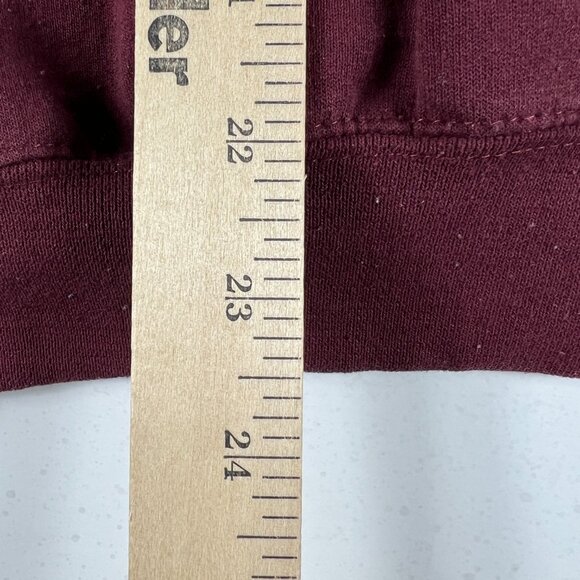 Champion Southern Illinois Salukis Sweatshirt Youth Extra Large Red Faded Hoodie - Picture 11 of 13